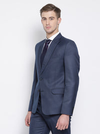 Slim Fit Space Blue Suit Jacket
