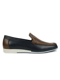 Casual Loafer- Brown and Blue