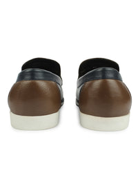 Casual Loafer- Brown and Blue