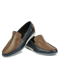 Casual Loafer- Brown and Blue