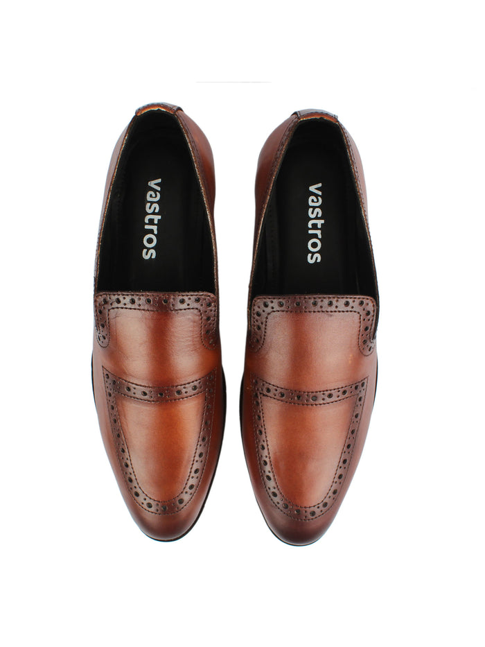 Brogue Loafers - Brown