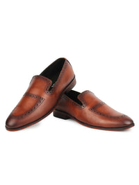Brogue Loafers - Brown