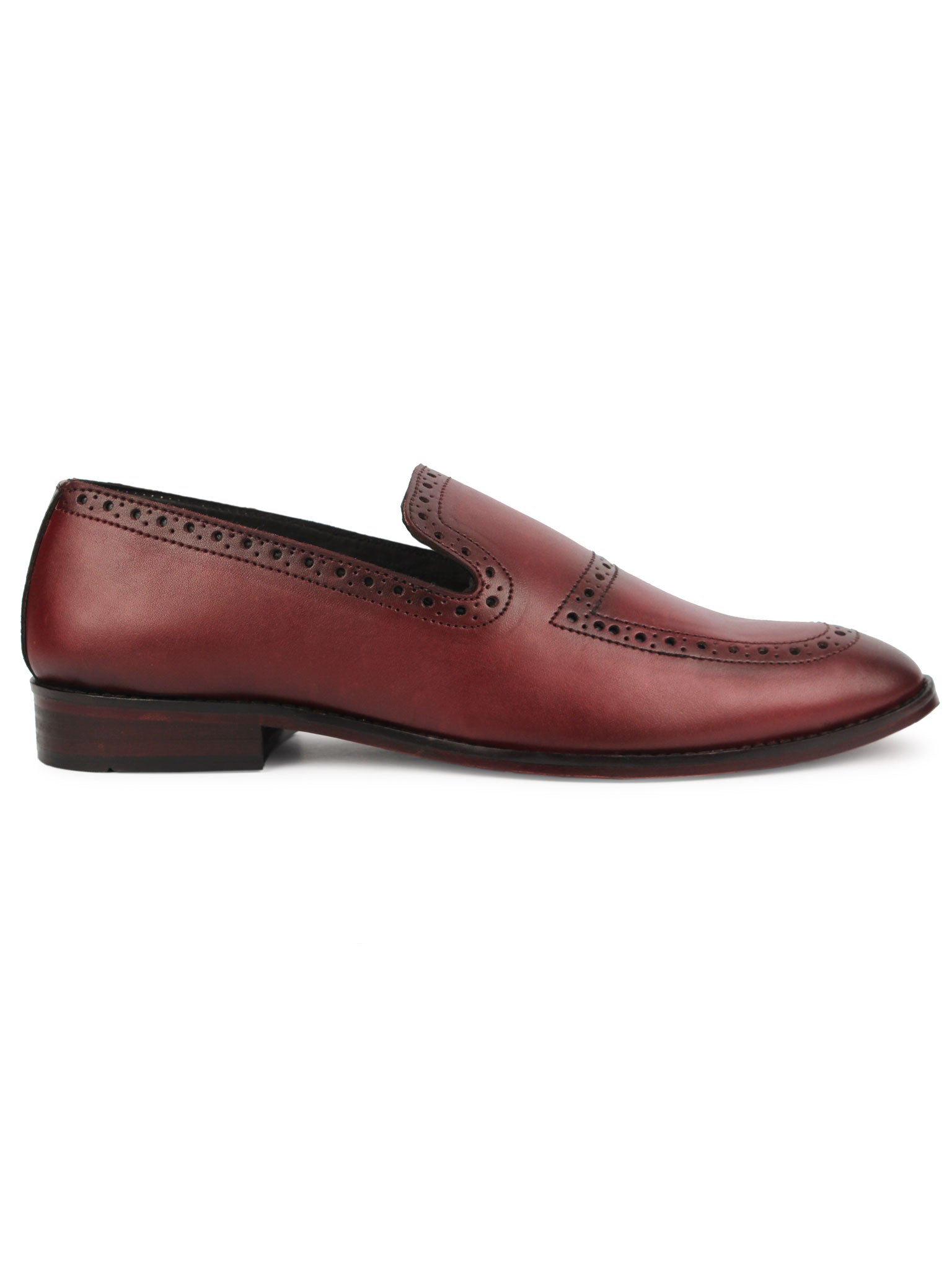 Brogue Loafers - Oxblood
