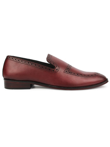 Brogue Loafers - Oxblood
