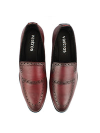 Brogue Loafers - Oxblood