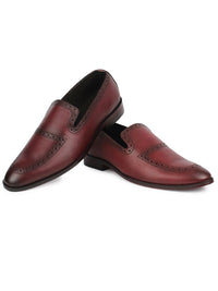 Brogue Loafers - Oxblood