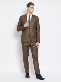 Slim Fit Brown Suit Pant