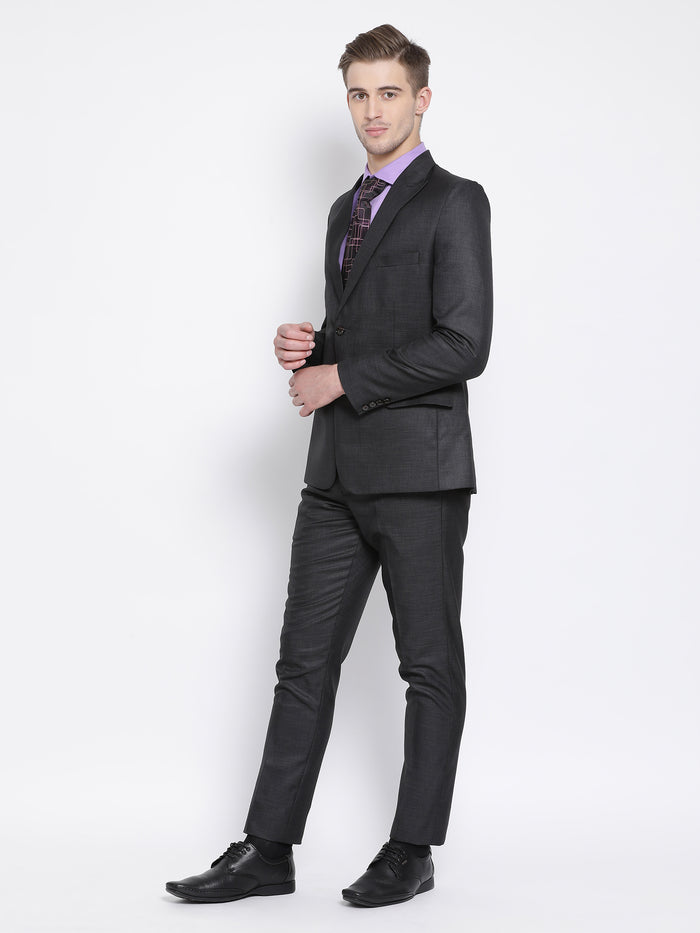 Slim Fit Charcoal Suit