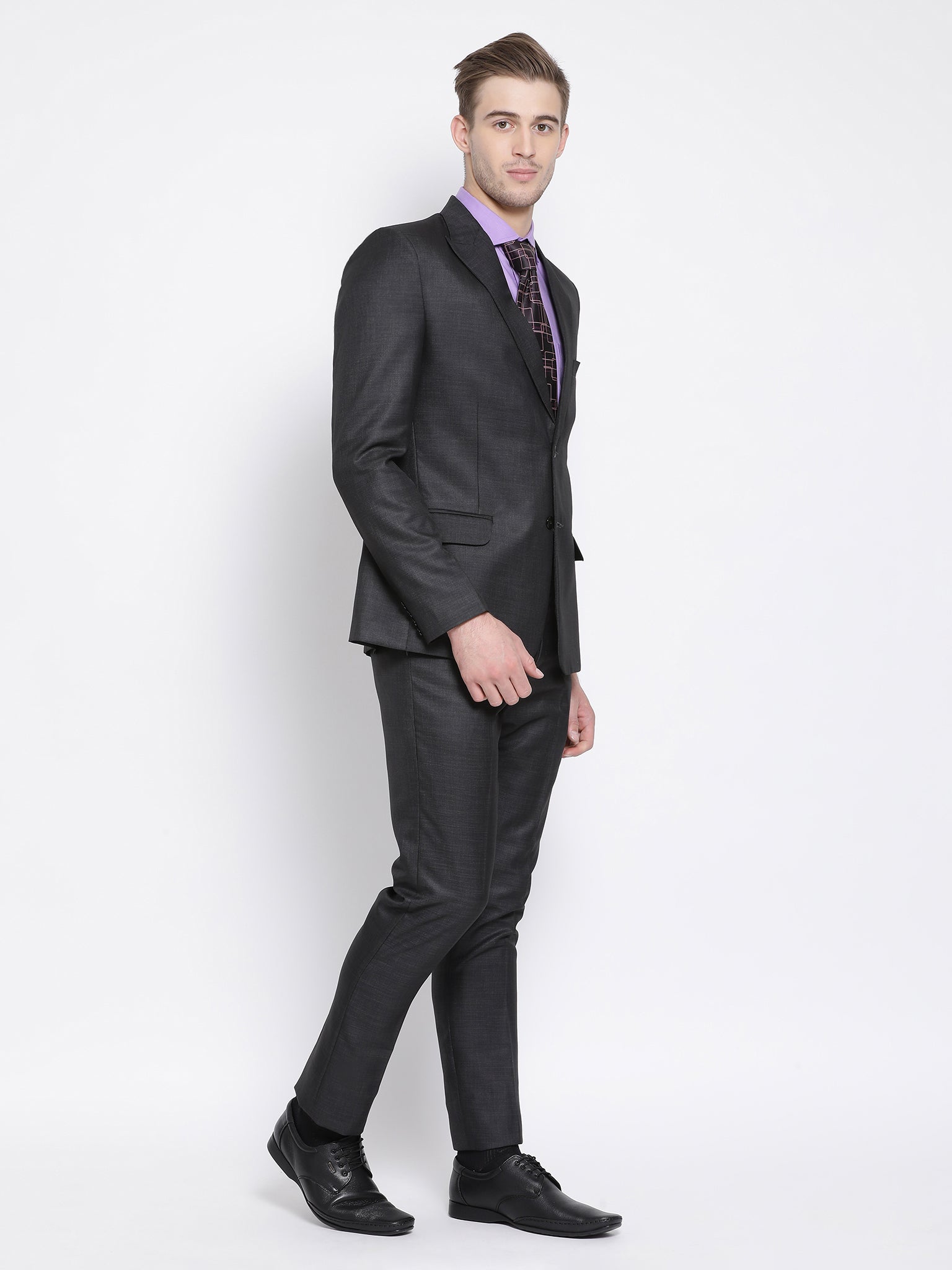 Slim Fit Charcoal Suit