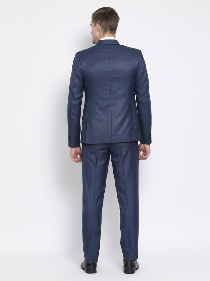 Slim Fit Space Blue Suit