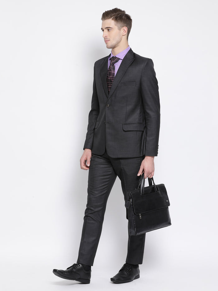 Slim Fit Charcoal Suit