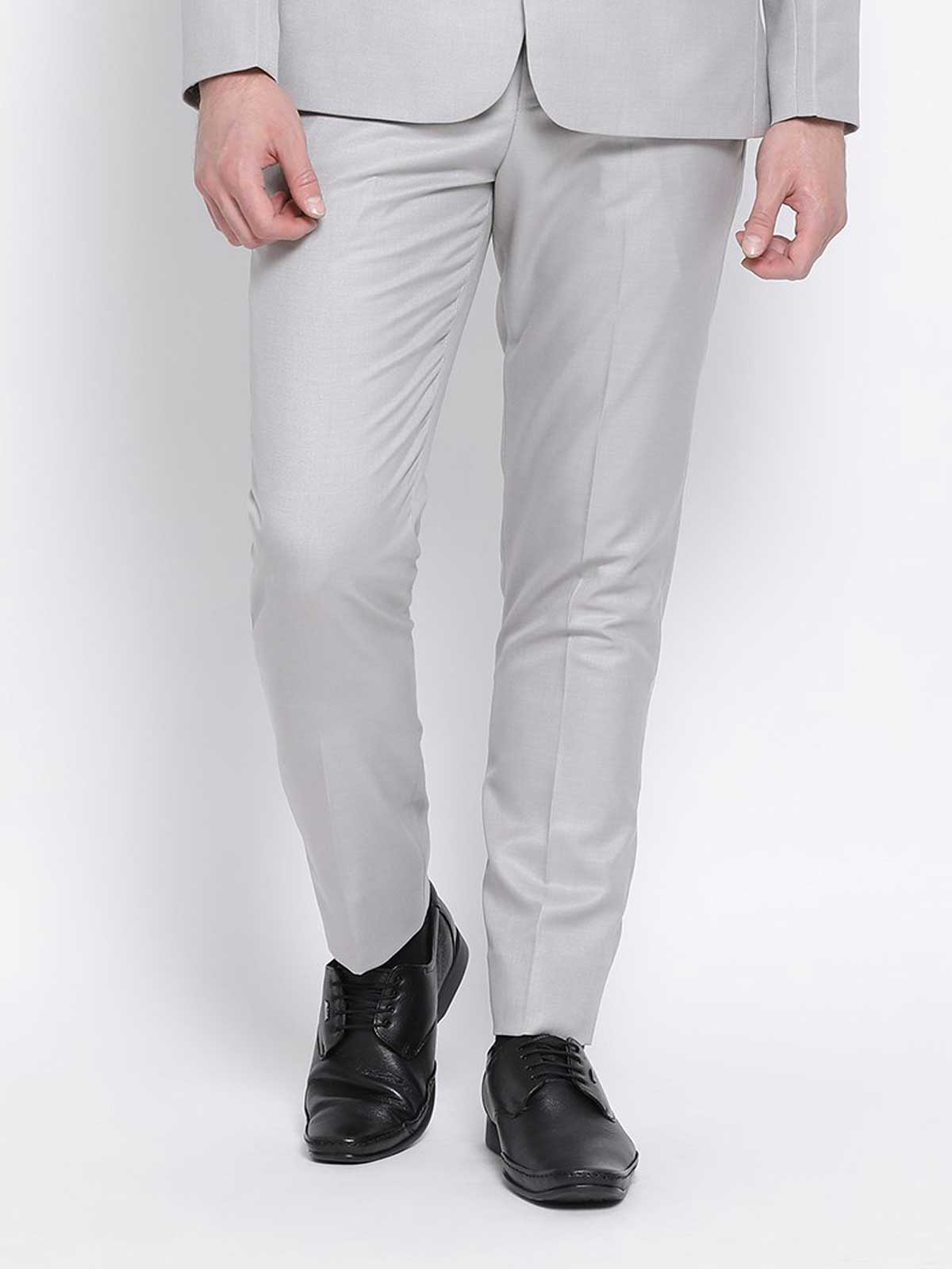 Slim Fit Grey Suit Pant