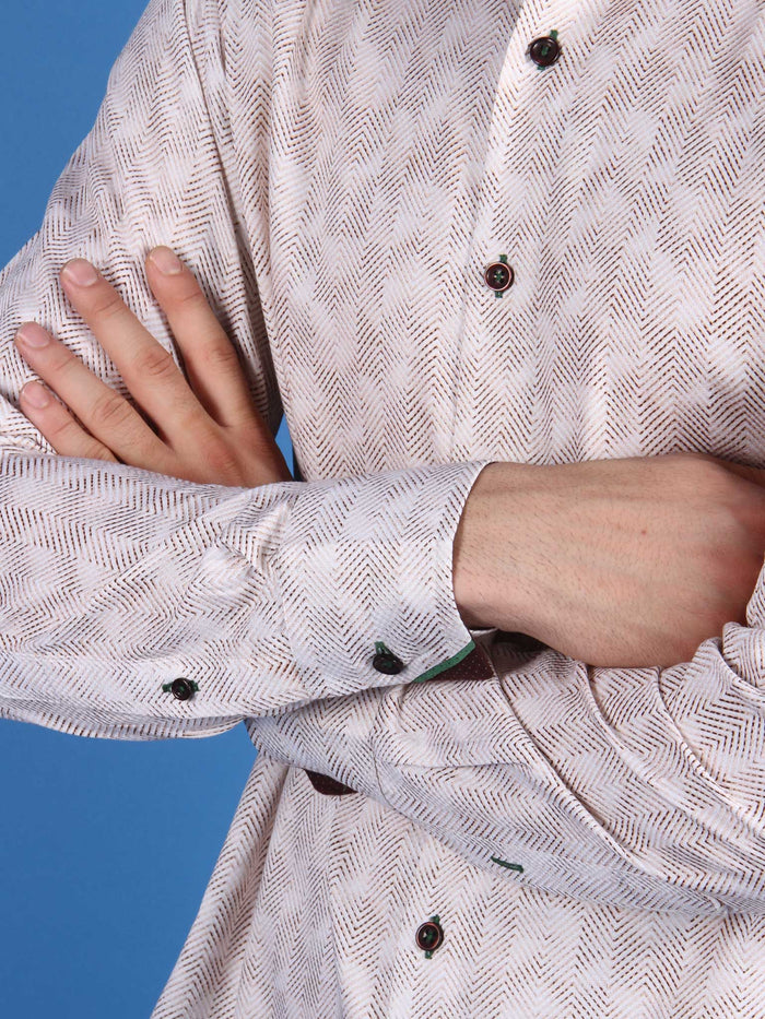 zen garden shirt model cuff image 