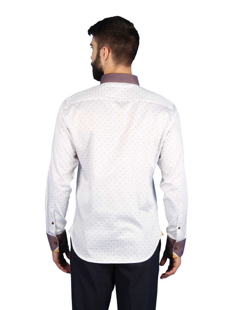 gold horizon shirt fit back image