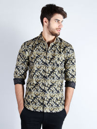 dark brush shirt model image 