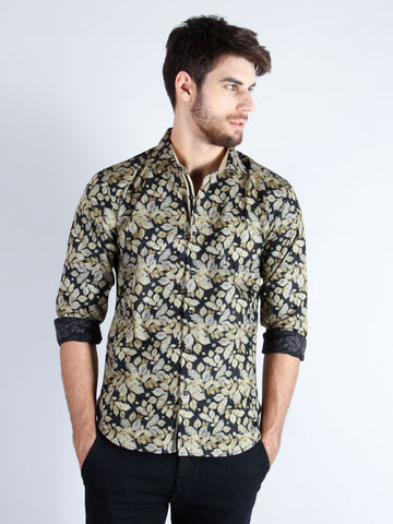 dark brush shirt model image 