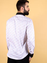 art deco shirt model image from back