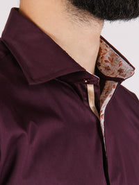 grape vine shirt model collar image 