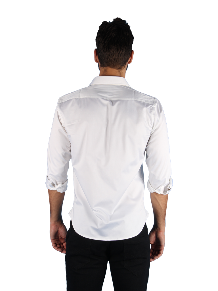 black tie shirt fit back image