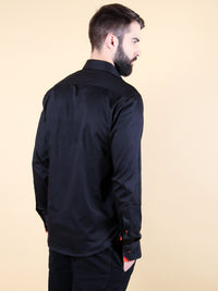 panther eyes shirt model back image 
