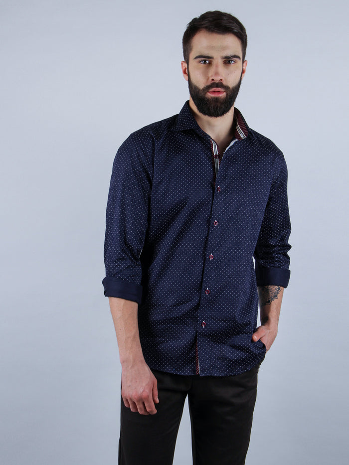 suave evening shirt model image 