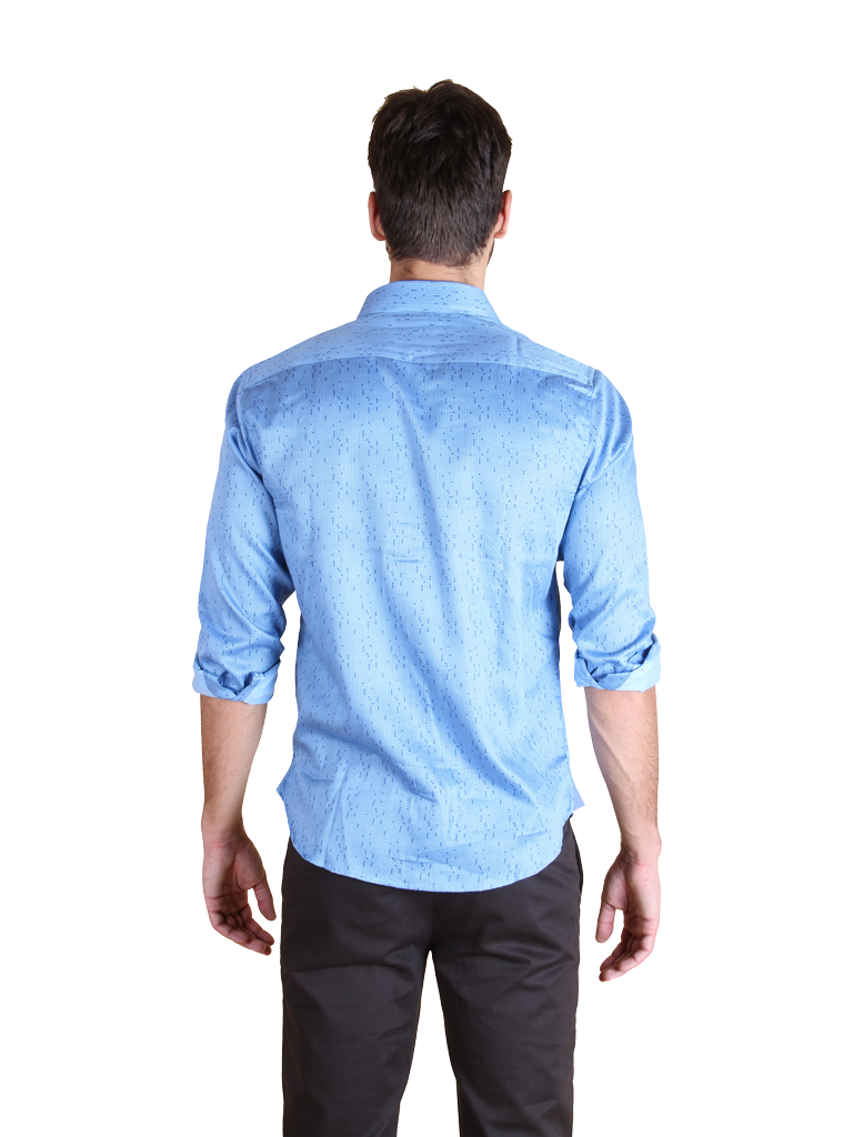 calm sky shirt fit back image