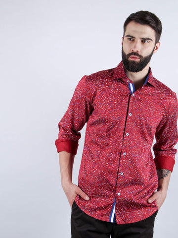 mixed salsa shirt model image 