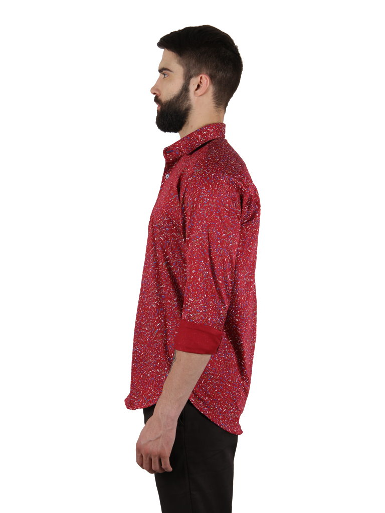 mixed salsa shirt fit right side image 