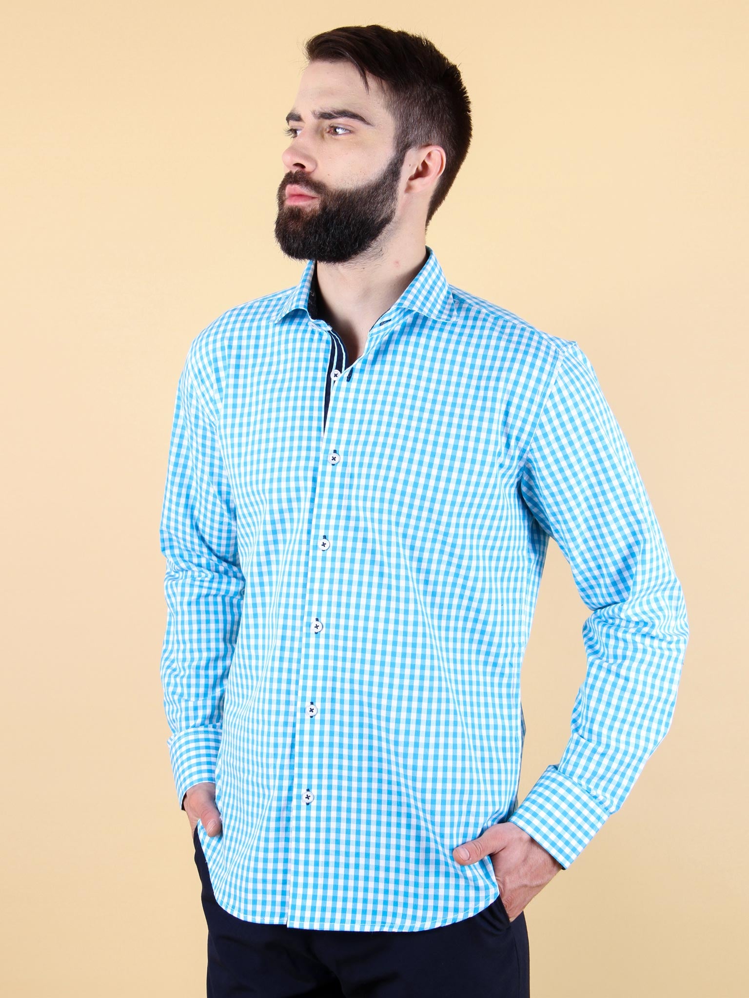 ocean current shirt model image 