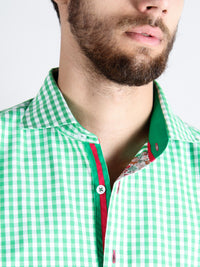 chopped pepper shirt model collar image 