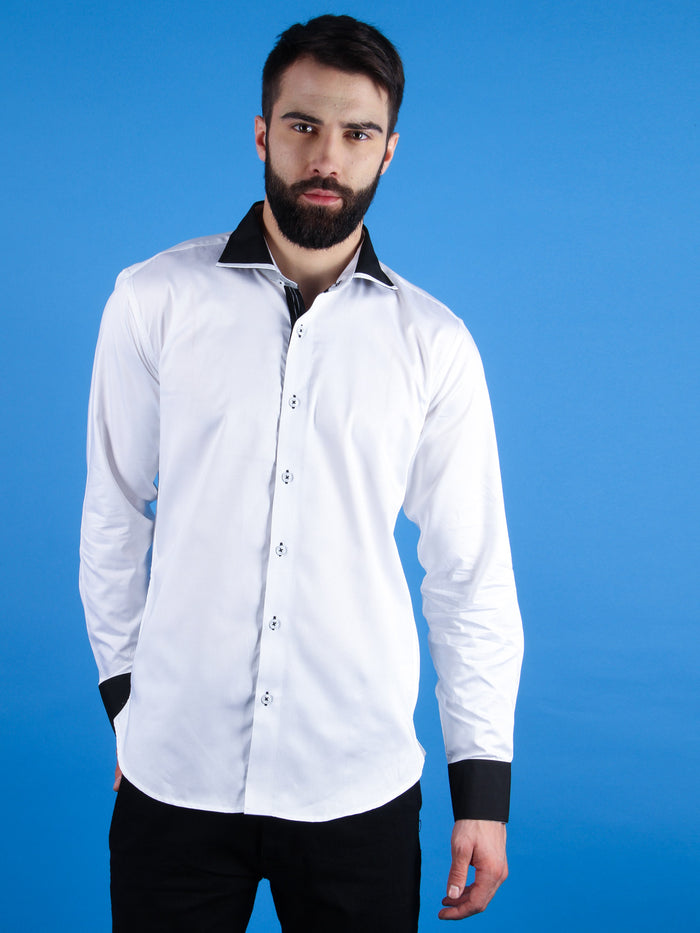 nouveau tux shirt model image 