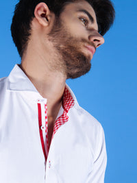 rising sun shirt model collar image 