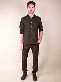 night sky shirt model full body image
