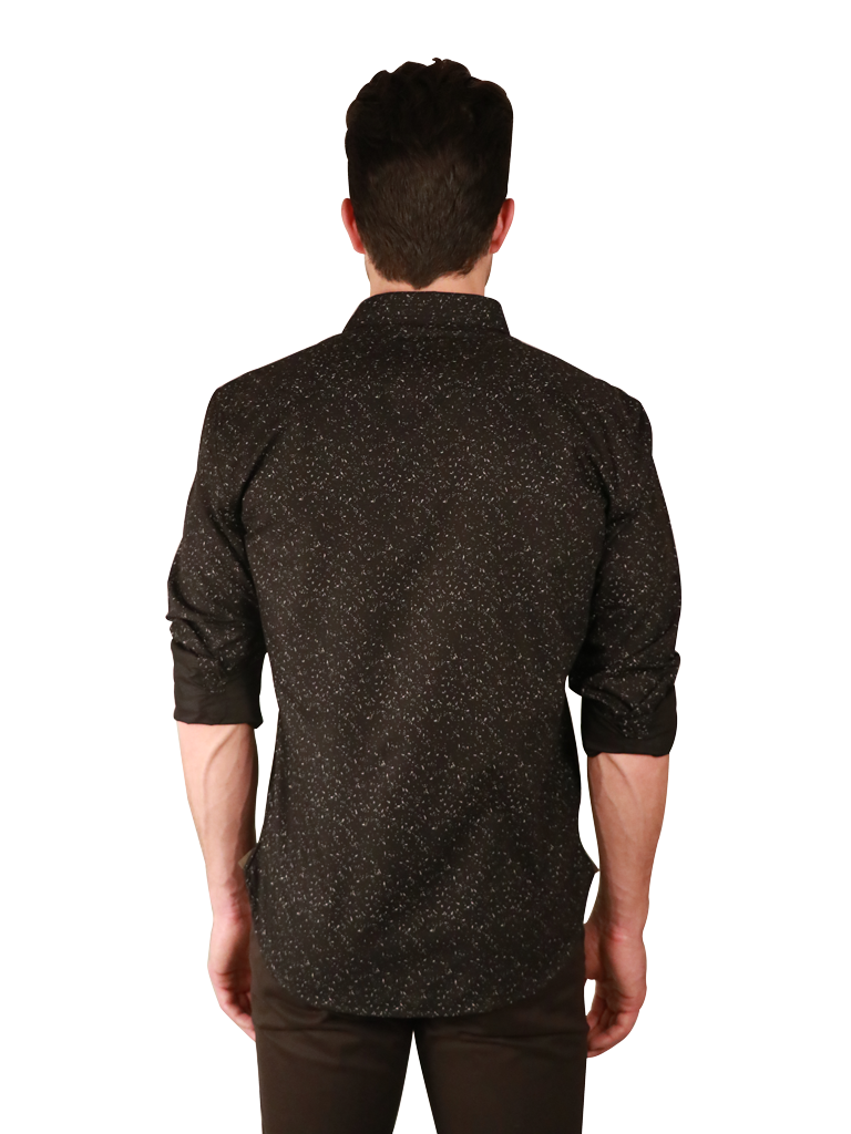 night sky shirt fit back image