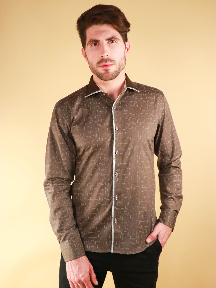 weave loom shirt model image