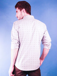 slate gem shirt model image from back