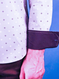 slate gem shirt image of cuff