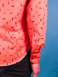 new orange shirt image of cuff